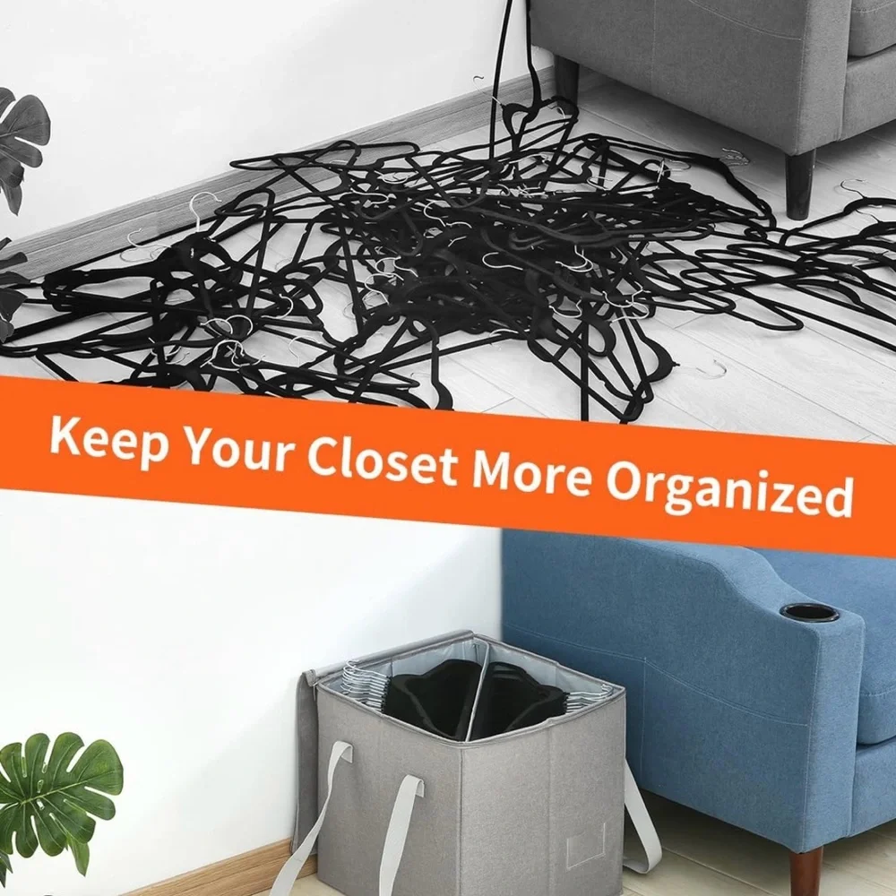Gray Storage Organizer for hangers